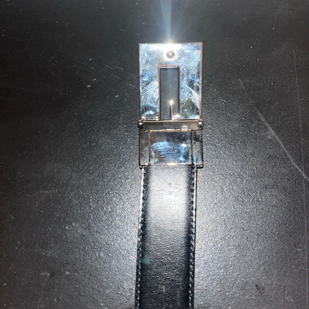 Vintage Gucci Tom Ford Silver G Logo Buckle Belt - Picture 2 of 5